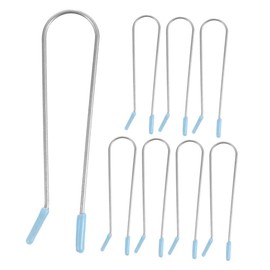 Vaguelly 8pcs Hot Roller Securing Clips Replacement Pins for Electric Curling Rollers Gentle Hair Curling Tool for All Hair Types and Lengths for Professionals and Beginners