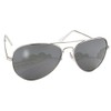 Pacific Coast Aviator Sunglasses (Silver Frame/Smoke Lens)