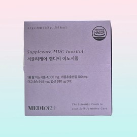 Medion Supplecare MDC Inositol 2 Boxes (60 Packets) Folic Acid Vitamin / 메디온 서플리케어 엠디씨 이노시톨 2박스 (총 60포) 엽산 비타민