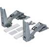 LUTH Premium Profi Parts Door Hinge Set Top + Bottom