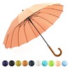 SoulRain 16 Ribs 48" Stick Umbrella Auto Open Solid Color