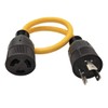 Parkworld 61773 NEMA L5-20P to L6-20R Adapter Cord, Twist Lock