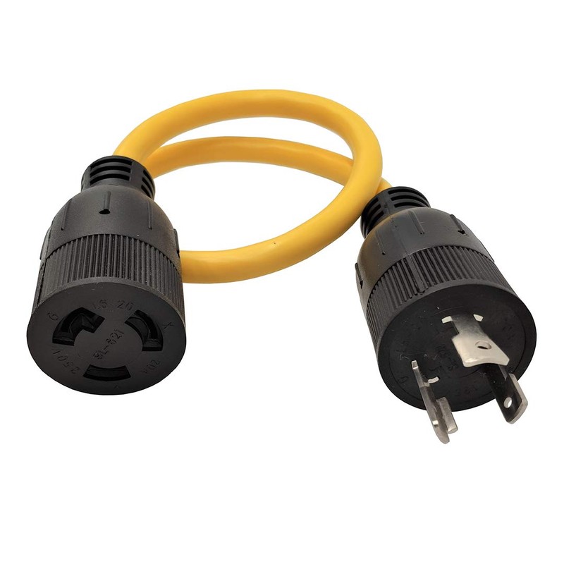 Parkworld 61773 NEMA L5-20P to L6-20R Adapter Cord, Twist Lock