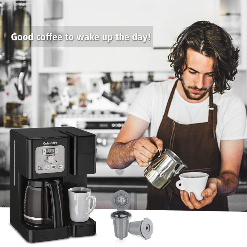 FOTRIC Newly upgraded Reusable Filter Cup for Cuisinart, Compatible with