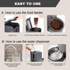 Gardner Pet Automatic Gravity Cat Food Feeder and Water Dispenser