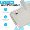 Large Mesh Laundry Bag - Carry Handles, Secure Drawstring Closure,