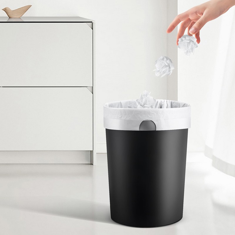 TIPGO 5 Gallon Trash Bags Drawstring, Pre-Cut Strong Wastebasket Bin