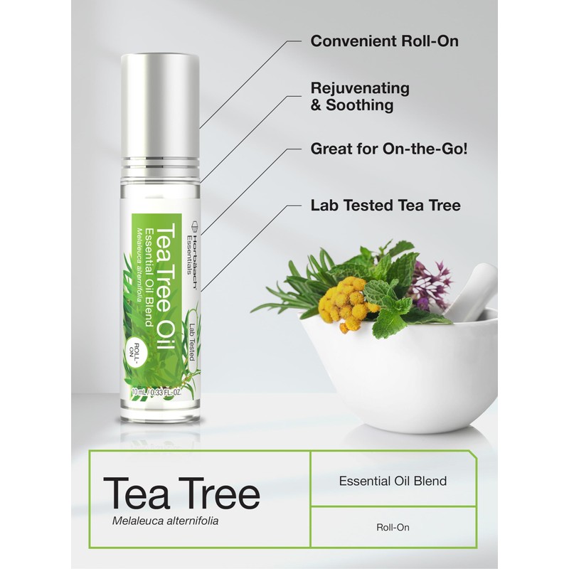 Horbäach Tea Tree Oil Roller for Skin | .33 fl