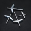 Pack of 34 Tilting Dowels, M3 M5 M6 Self-Drilling Plasterboard