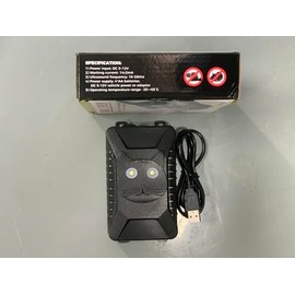 Car Rodent Repellent Under Hood,Ultrasonic Mouse Repellent for Cars,Battery Operated Rodent Repellent for Car Engines,Smart Detection with Strobe Light to Keep Rodents Out of Car RV Garage (2)