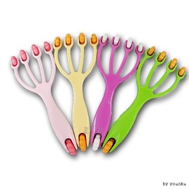 Color scalp massager massage massage machine manual massage Massager B type 10ea