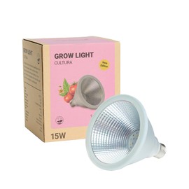 Parus by Venso Cultura LED Plant Lamp Full Spectrum LED Lamp E27 15 W 60° Growth Lamp for Plants such as Herbs, Vegetables and Flowering Plants