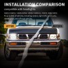 locknight Pair 5x7 7x6 LED Headlights Hi-Lo For Toyota Pickup