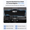 for Ridgeline Car Windshield Sun Shade for 2017-2023 2024 Crew