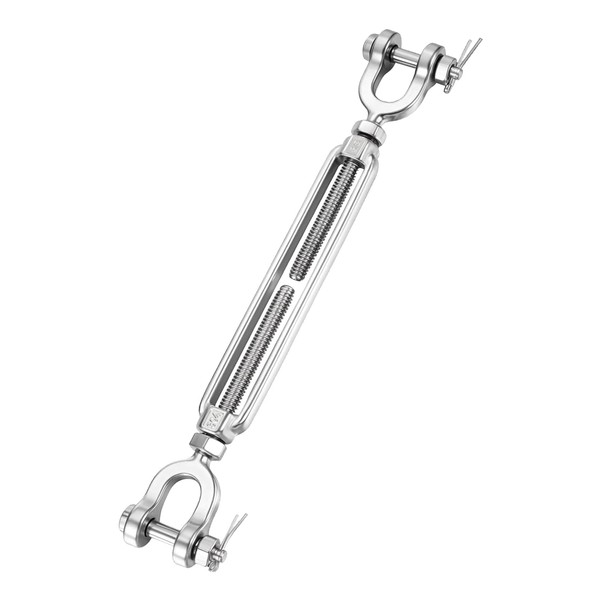 CORDUN 1 Pack 5/8" Turnbuckle Kit Stainless Steel Jaw and