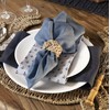 Jolitee Jute Napkin Rings Set of 4 | Elegant Woven