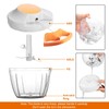 Manual Food Processor Vegetable Chopper, Portable Hand Pull String Garlic