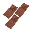 INFINAUTO Cleaning Cloths Towel,Car Drying Plush Cloth Absorbent Microfiber Coffee,3pcs