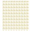 100pcs Paper Clip Foot Shape Cute Anti Slip Portable Paperclip