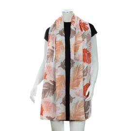 Majea 880037 Women's Scarf Head Scarf Scarf Women's Stole, Orange 1, Unit size