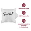 Shirtracer Cushion Cover - Statement - Smile - Lettering -