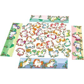 Nathan - The Kingdom of Unicorns - Board Games for Family and Children - Colours and Shapes - From 3 to 6 Years - 2 to 4 Players