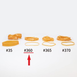 Rubber Band #360 < 1.8 oz (50 g) Transparent Bag > American Color Thick Width Small Volume Packaging Rubber Band All Sizes 73 Republic