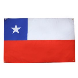 AZ FLAG Chile Flag 5ft x 3ft (150cm x 90cm) with 4 Eyelets - Chilean Gazebo for Balcony or Wall