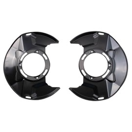 TRQ Front Brake Dust Shield Set Compatible with 2016-2017 Honda Accord