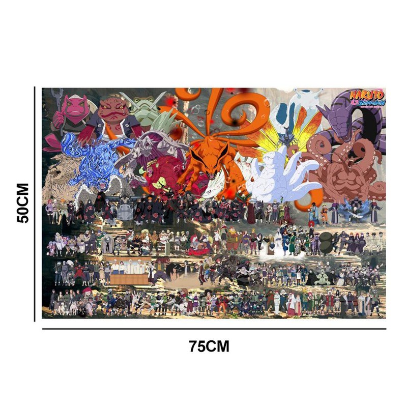 1000 Piece Jigsaw Puzzle Japanese Anime Design Challenging Jigsaw Game