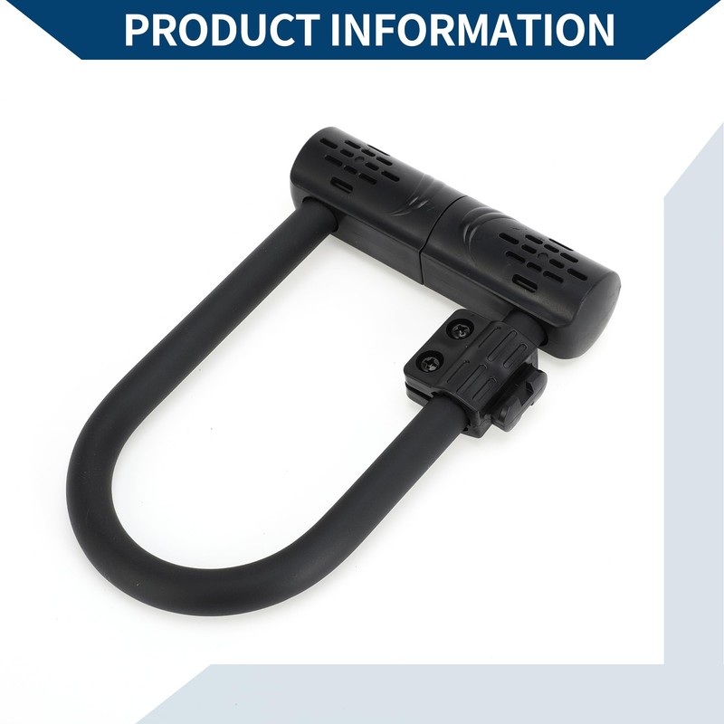 Hihaha Bicycle Lock with Lock Frame for Mountain Bike Road