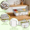ERABAY Chilled Portable Snackle Box container, Divided Serving Tray, Beach