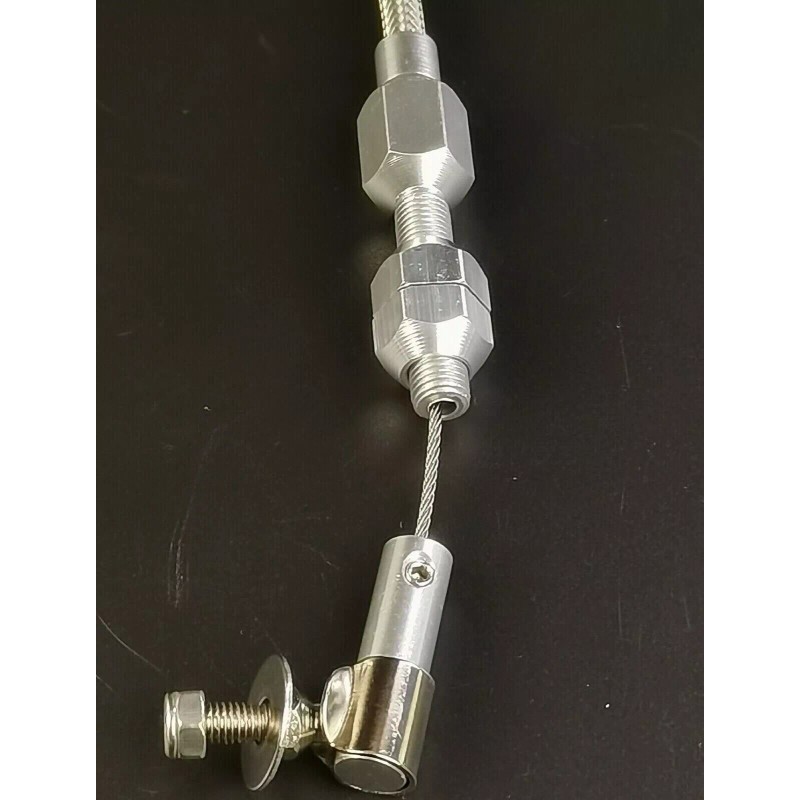 espeedpro21 Billet Aluminum Floor Mount Gas Pedal & Black Throttle