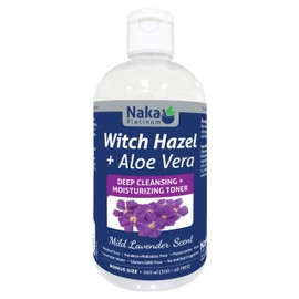 Naka Platinum WITCH HAZEL+ Aloe Vera BONUS SIZE 360 ml (300+60 FREE)