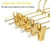 Amber Home 20 Pack Shiny Gold 12 Inch Metal Pants