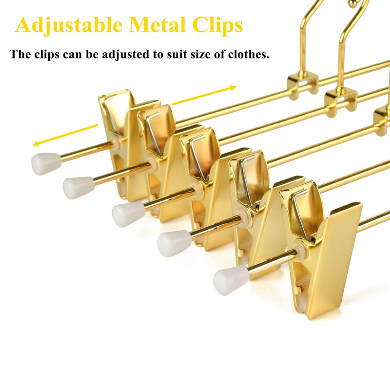 Amber Home 20 Pack Shiny Gold 12 Inch Metal Pants