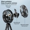 xinyee Portable Handheld Fan Flexible Octopus Tripod Desktop Fan Baby