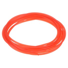 M METERXITY Natural Latex Rubber Hose, 1/16" [1.6mm] ID x 1/8" [3.2mm] OD 10ft Length Latex Hose for Home/Laboratory/Sports, High Elastic Tape Tubing [Red]