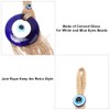 Turkish Glass Amulet Classic Blue Evil Eye Blessing Charm Wall