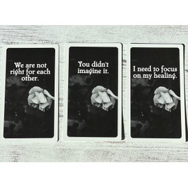 All Things Intuitive in The Shadows, 54 Shadow Oracle Cards, Raw and Real Love Messages, Soul Connection Cards for Oracle and Tarot Readers