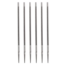HARFINGTON 6pcs Chainsaw File, 7/32"(5.5mm) Round Sharpening Hand Files Tool with Spiral Cut for Chain Chainsaw Sharpening, Grinding