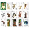 Carolata Playing Cards (Animal Quiz) Plastic Animal Educational Game Real