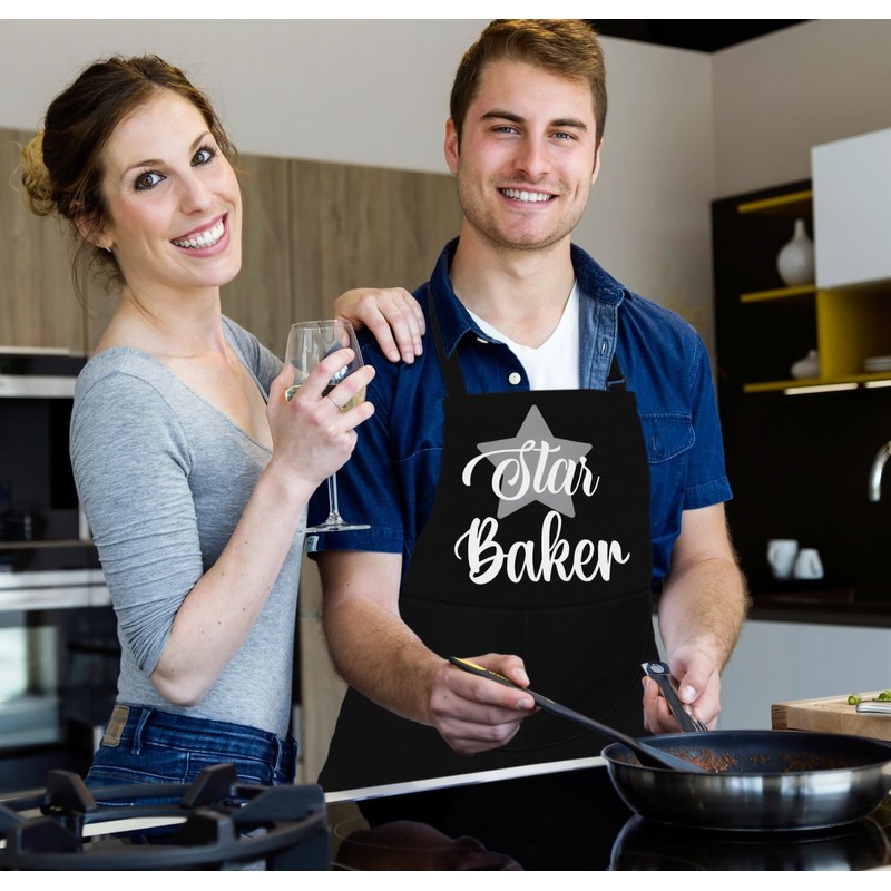 LINEN CLOSET® Baking Aprons for Women Baker Aprons for Men