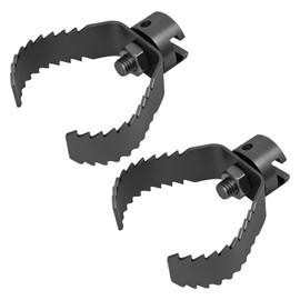 2Pcs Drain Cleaning 3-Inch T-150-1 3" Root Cutter, Sharktooth Cutter Fit for Ridgid Sectional Cable C-10, K-60-SE Sectional Machine, Drain Cleaning and Drain Snake Drill Attachment, Replace 98055