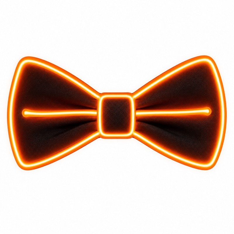 LED Light Up Suspenders with Bow Tie – Party Costume