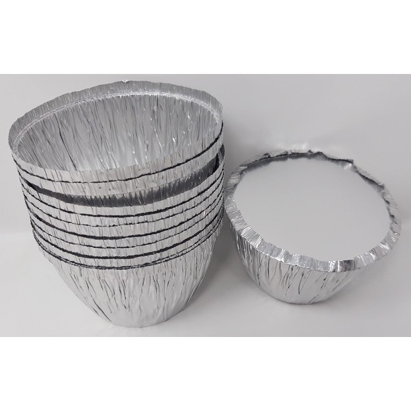 1lb Aluminium Foil Pudding / Pie Dish with Lids 436cc