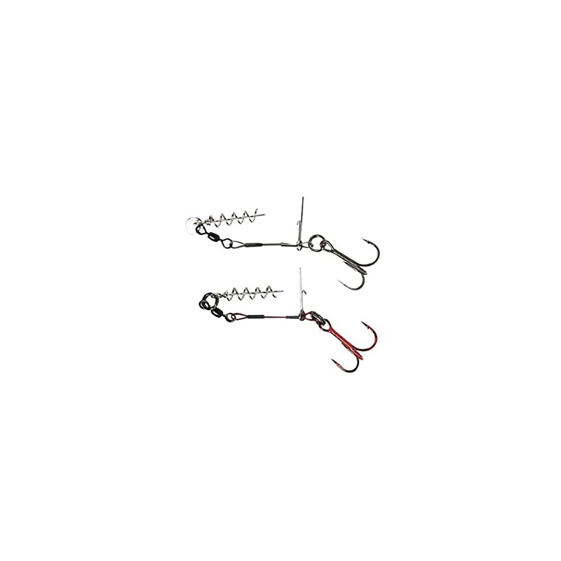 Savage Gear NEW CARBON49 CORKSCREW STINGER 1 HOOK - PIKE