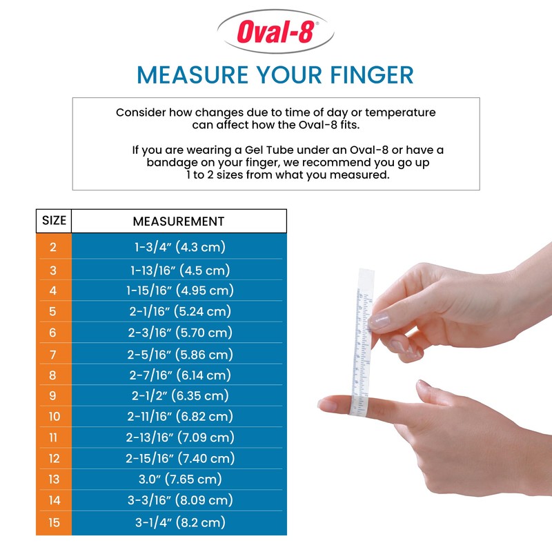 3-Point Products Oval-8 Finger Splints, Support and Protection for Arthritis,