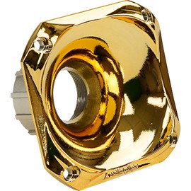 Audiopipe Eye Candy High Frequency Horn for Driver (APH-3535-GLD), High Frequency, ABS, 1.375" Throat Size, Screw On, Long Lifespan