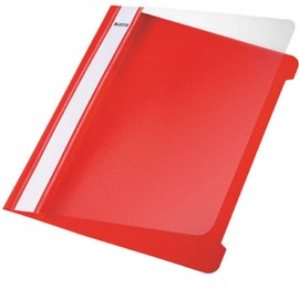 Leitz Standard Loose-Leaf Binder DIN A5 PVC Red Pack of 25